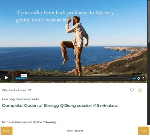 Learn several QiGong warm-up techniques