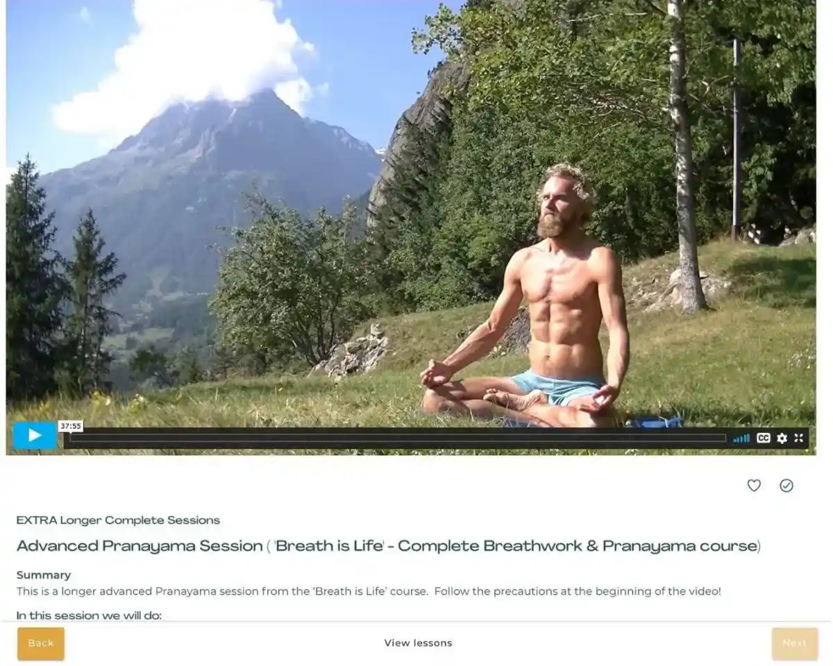 60 HD video lectures, tutorials and sessions, shot in beautiful locations